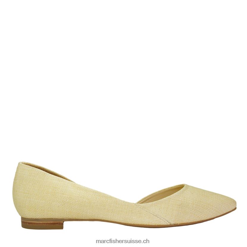 femmes Marc Fisher plat d'orsay tissé ensoleillé 084JBX315 beige