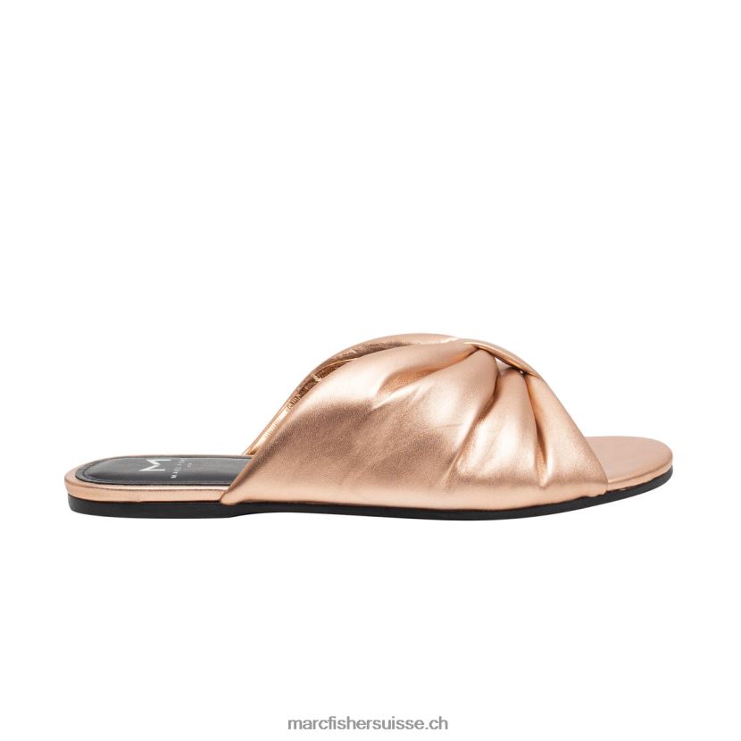 femmes Marc Fisher sandale à glissière plate olita 084JBX293 rose clair