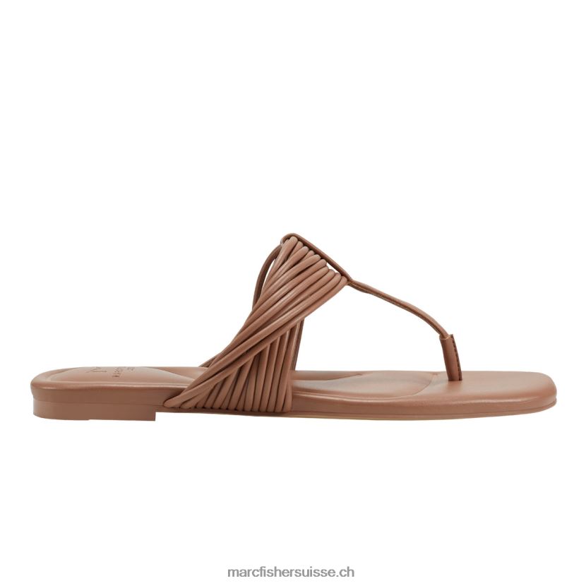 femmes Marc Fisher sandale plate tanya 084JBX285 naturel
