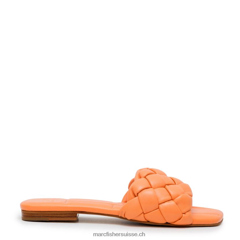 femmes Marc Fisher sandales marisol 084JBX330 cuir orange