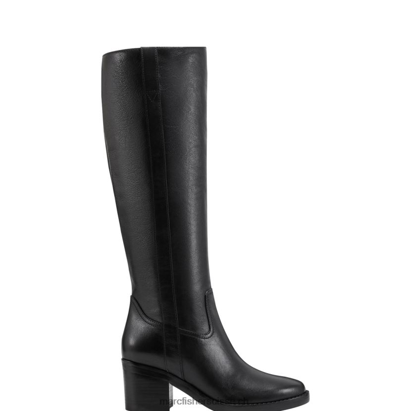 femmes Marc Fisher botte à talon bloc hydria 084JBX136 noir