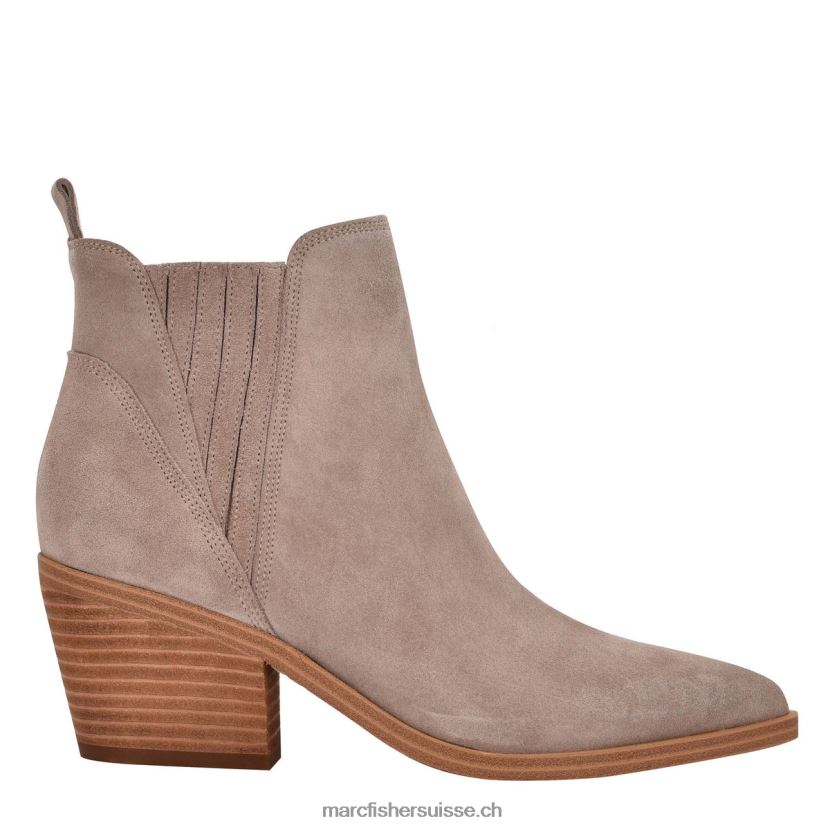 femmes Marc Fisher bottillon chelsea à bout pointu teona 084JBX64 daim taupe