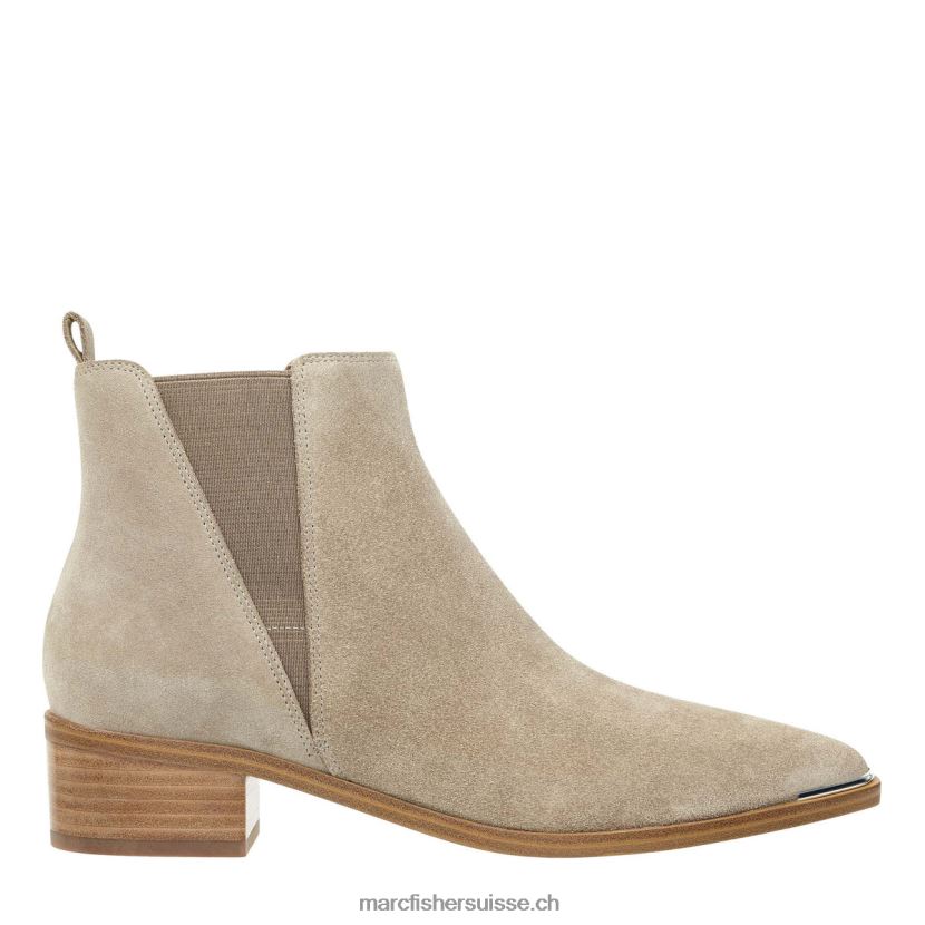 femmes Marc Fisher bottillon chelsea à bout pointu yale 084JBX43 daim taupe