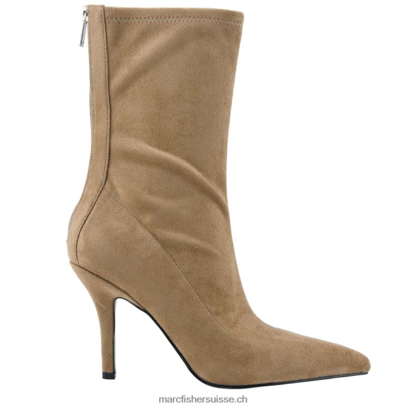 femmes Marc Fisher bottillon à talon léger 084JBX33 suède cognac