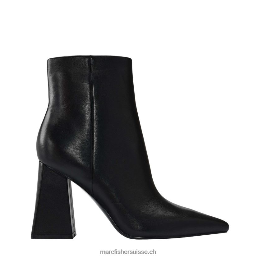 femmes Marc Fisher bottine à talon kulika 084JBX95 Cuir noir