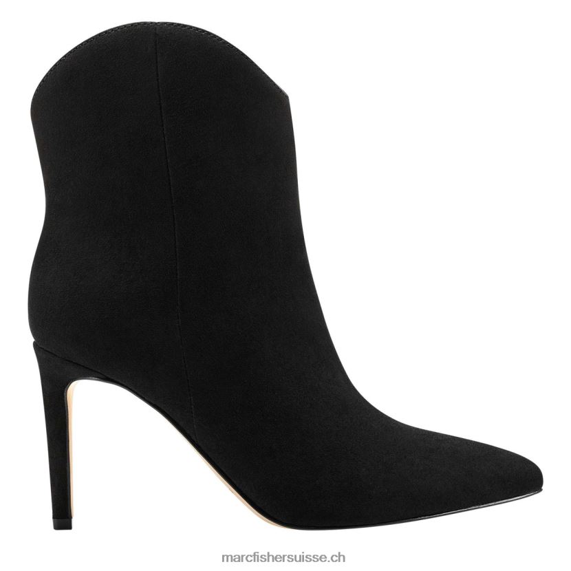 femmes Marc Fisher bottine à talon revati 084JBX82 Suède noir