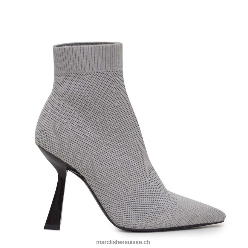 femmes Marc Fisher bottine à talon umair 084JBX116 maille naturelle gris clair