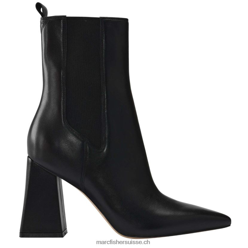 femmes Marc Fisher bottines à talons kylynn chelsea 084JBX102 Cuir noir