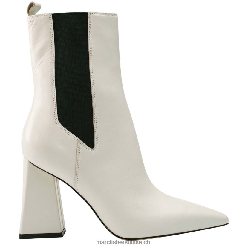 femmes Marc Fisher bottines à talons kylynn chelsea 084JBX103 cuir crème chic