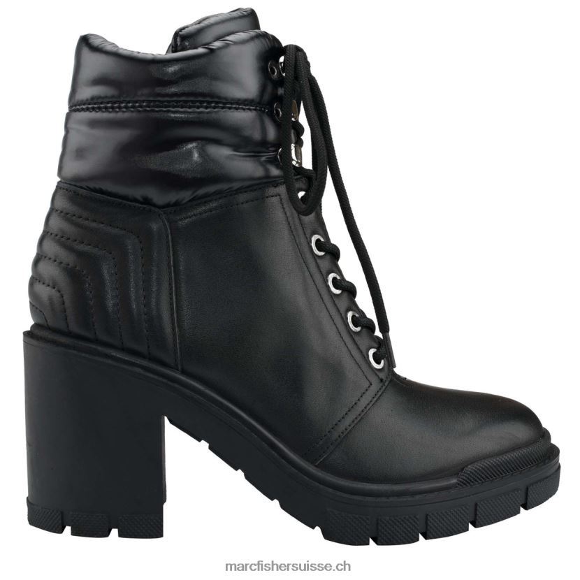 cuir/nylon noir