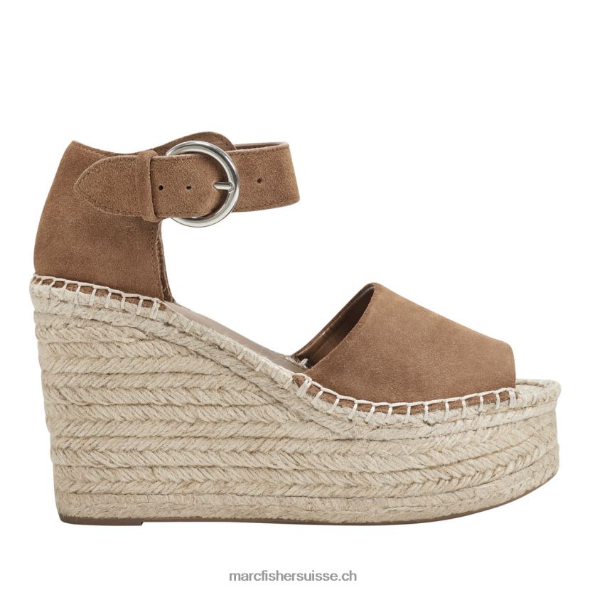 femmes Marc Fisher sandale compensée espadrille alida 084JBX189 naturel