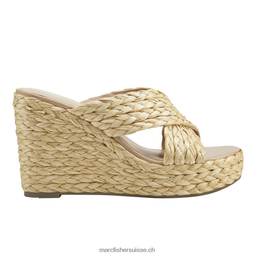 femmes Marc Fisher sandale compensée espadrille lynn 084JBX197 lumière naturelle