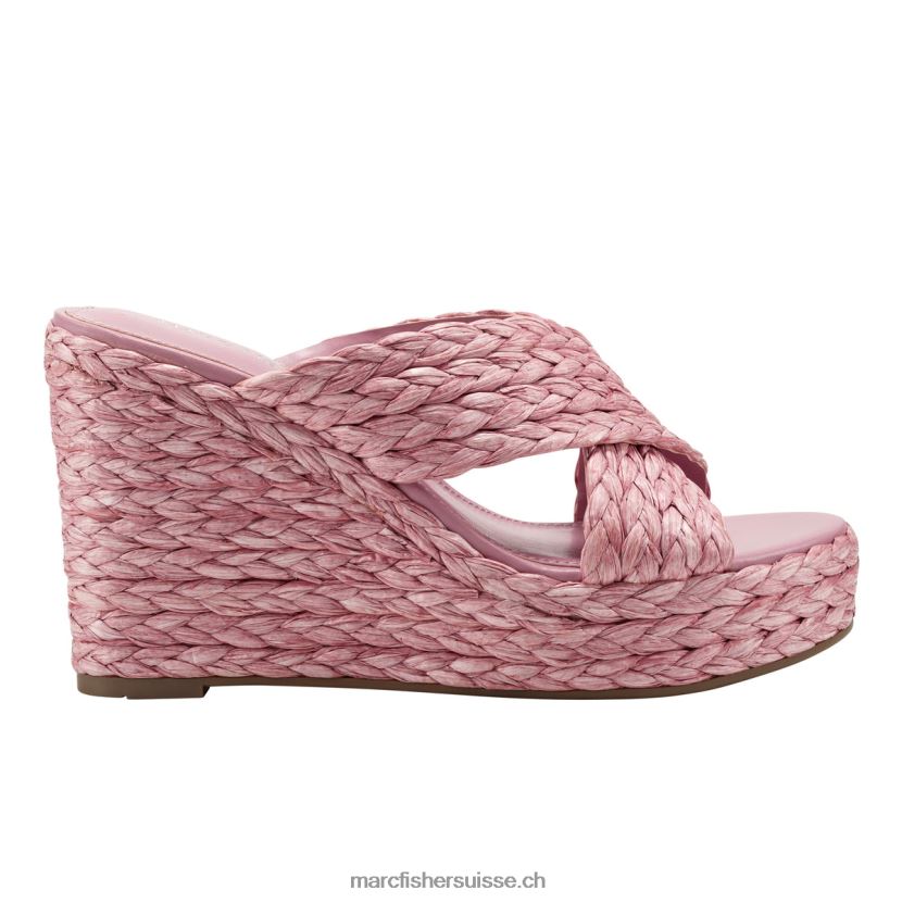 femmes Marc Fisher sandale compensée espadrille lynn 084JBX233 rose