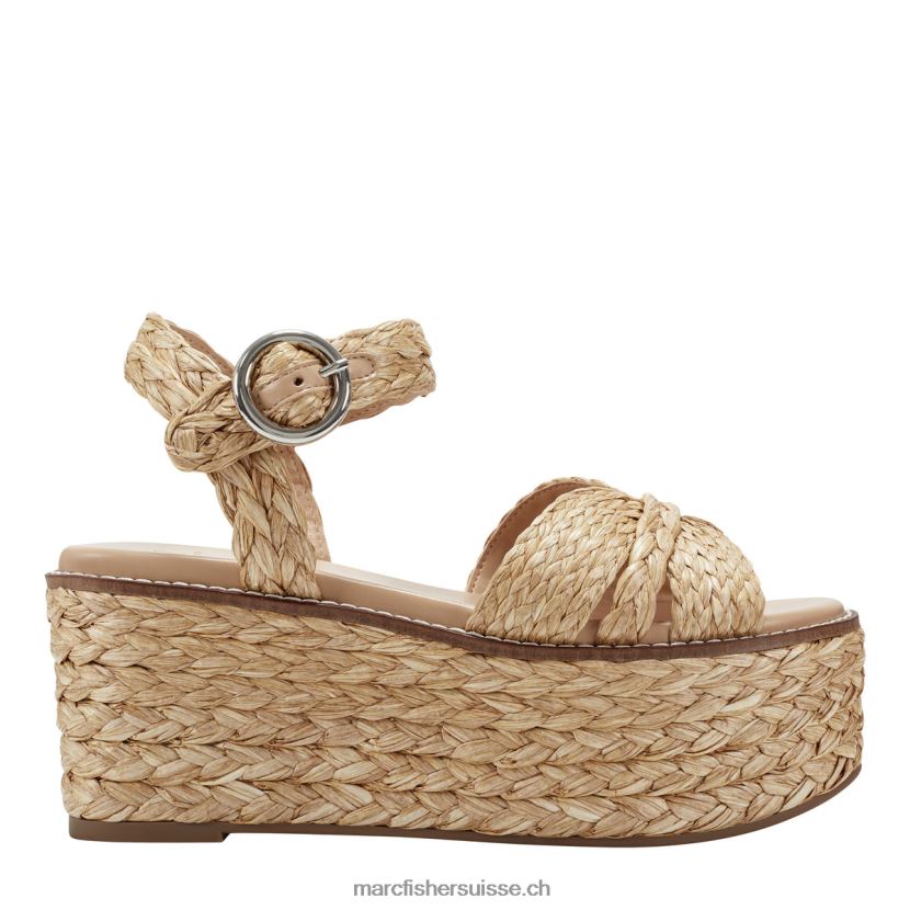 femmes Marc Fisher sandale espadrille à bride cheville naydine 084JBX214 naturel