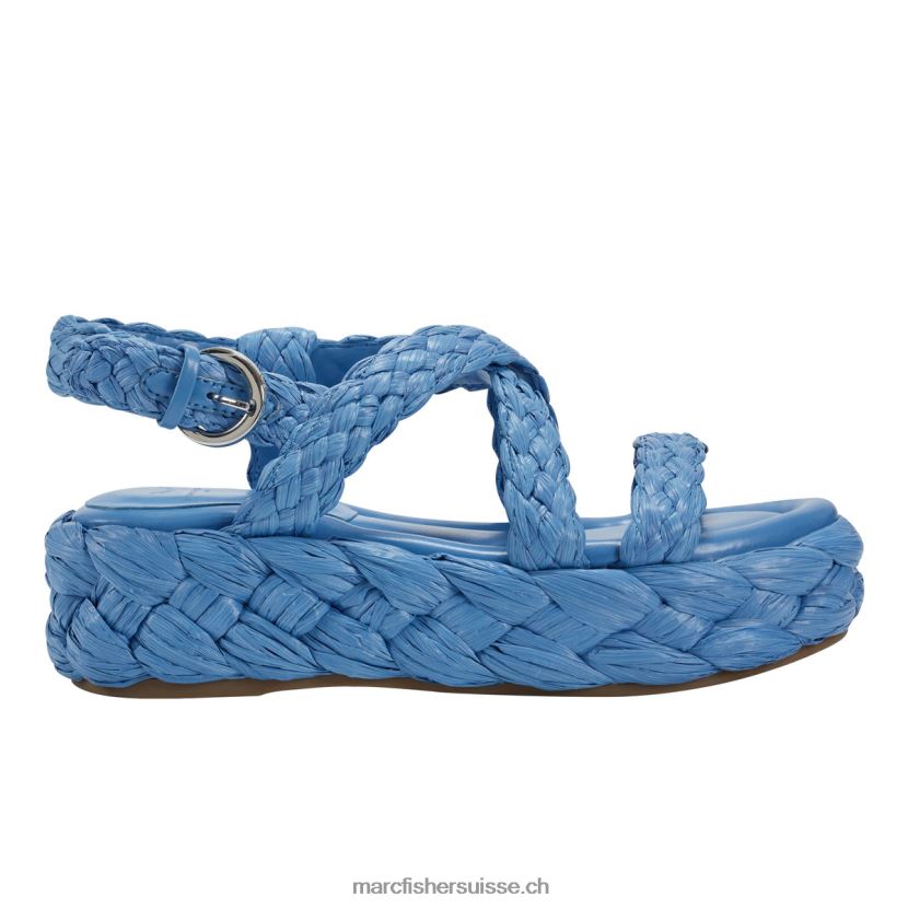 femmes Marc Fisher sandale espadrille genie 084JBX229 bleu