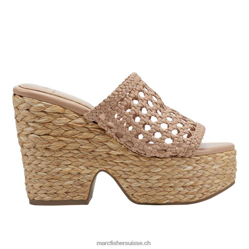 femmes Marc Fisher sandale à plateforme espadrille hollis 084JBX209 lumière naturelle