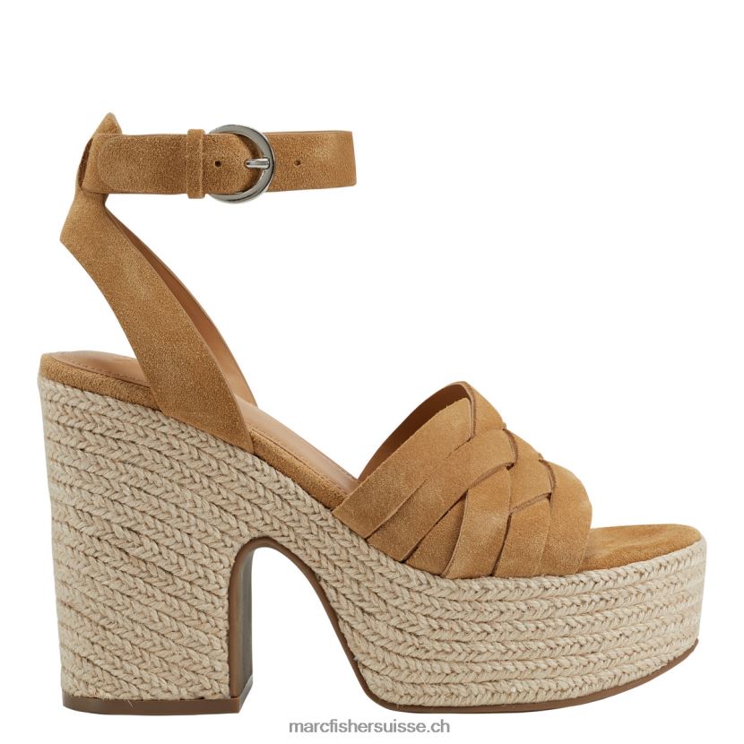 femmes Marc Fisher sandale plateforme espadrille oaten 084JBX205 naturel