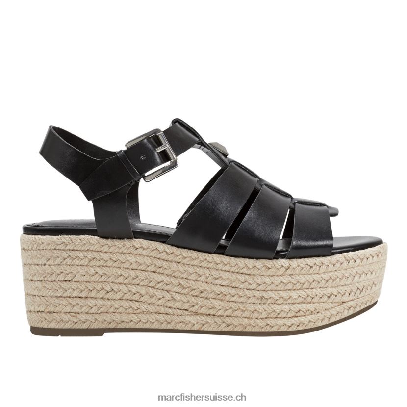 femmes Marc Fisher sandales espadrilles jenila 084JBX218 noir
