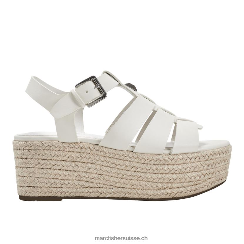femmes Marc Fisher sandales espadrilles jenila 084JBX235 Ivoire