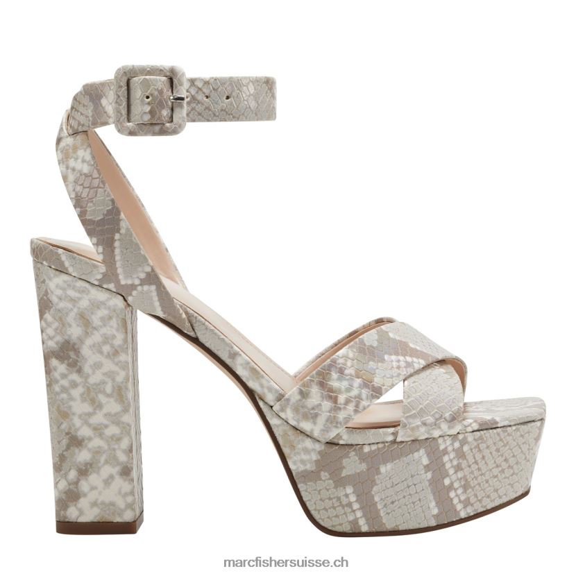 femmes Marc Fisher sandale plate-forme à bride de cheville faril 084JBX582 crème chic