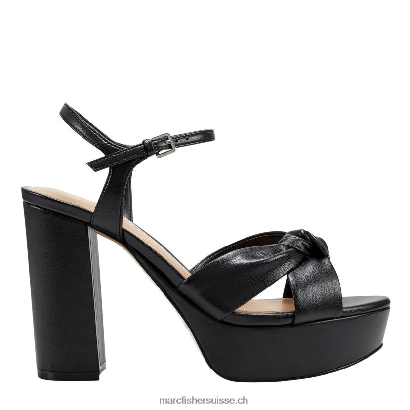 femmes Marc Fisher sandale à plateforme deren 084JBX591 noir