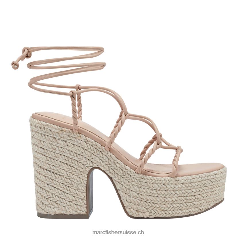 femmes Marc Fisher sandale plateforme espadrille oliver 084JBX193 lumière naturelle