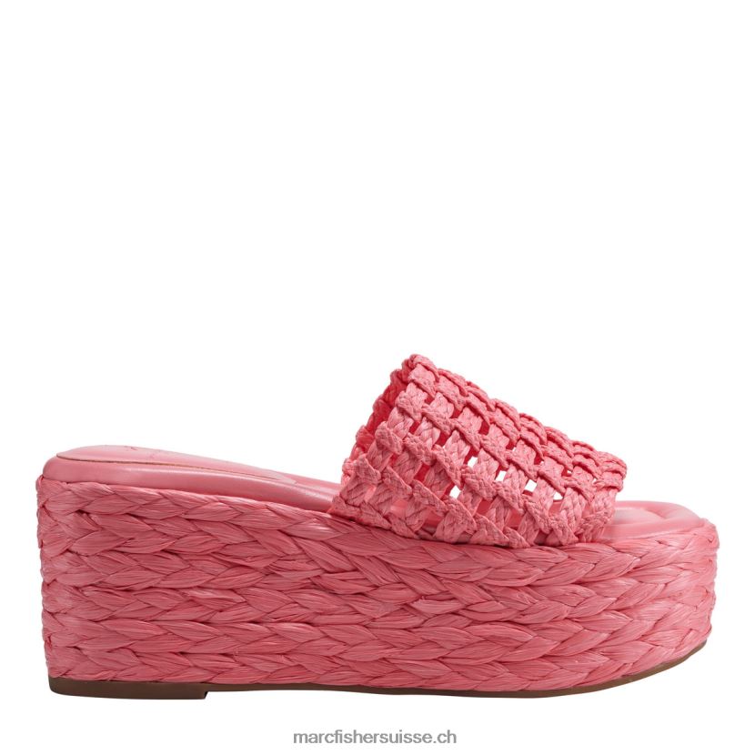 femmes Marc Fisher sandale à plateforme espadrille priya 084JBX256 corail