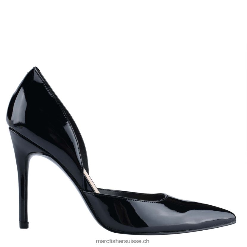 femmes Marc Fisher escarpin à bout pointu christa 084JBX698 vernis noir