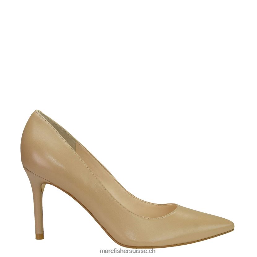 femmes Marc Fisher escarpin à bout pointu salley 084JBX665 cuir taupe