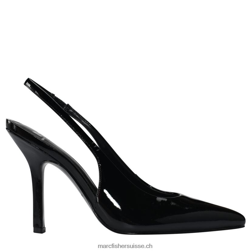 femmes Marc Fisher escarpin à bride arrière emalyn 084JBX685 vernis noir