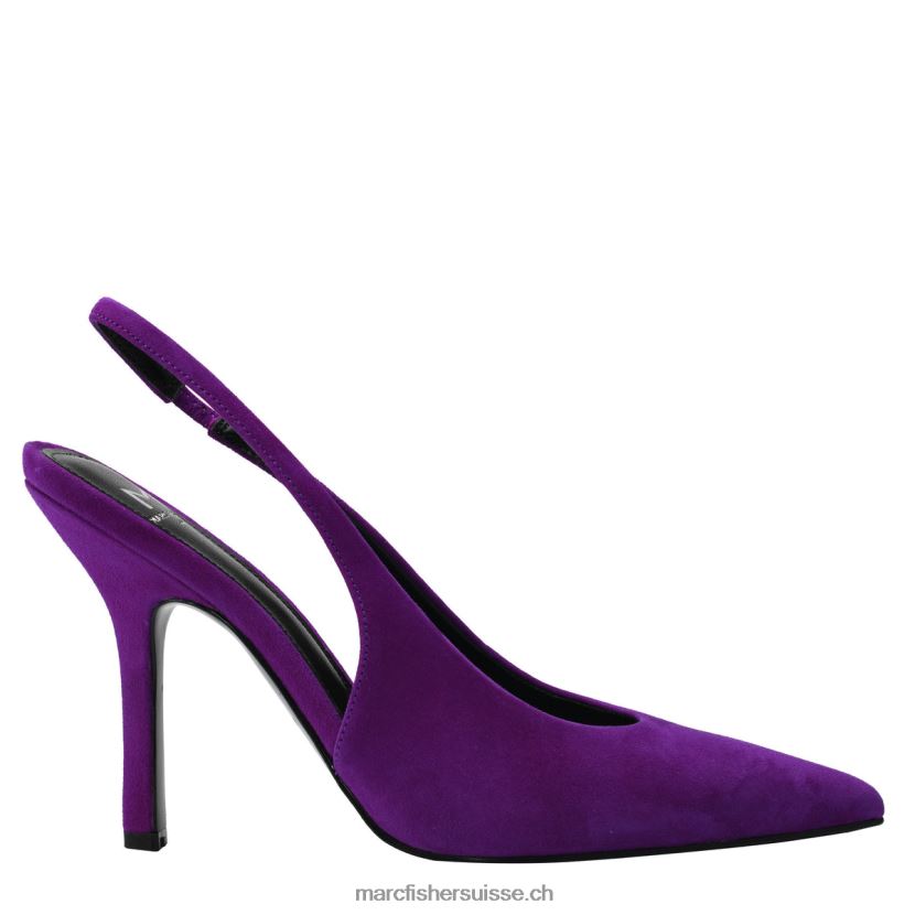 femmes Marc Fisher escarpin à bride arrière emalyn 084JBX692 daim magenta