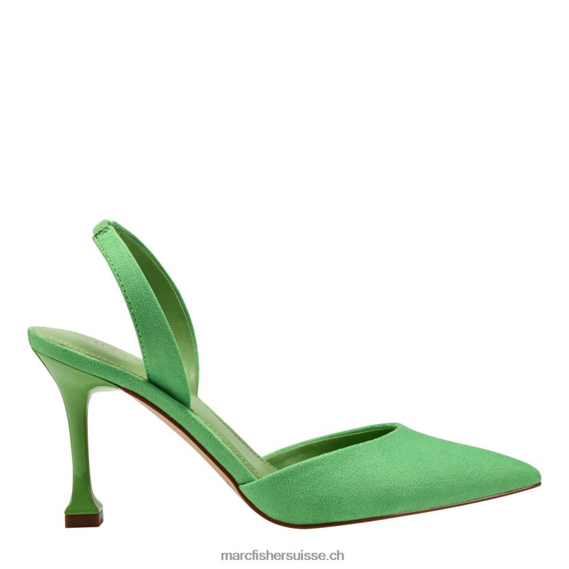 femmes Marc Fisher escarpin à bride arrière hadya 084JBX653 daim vert