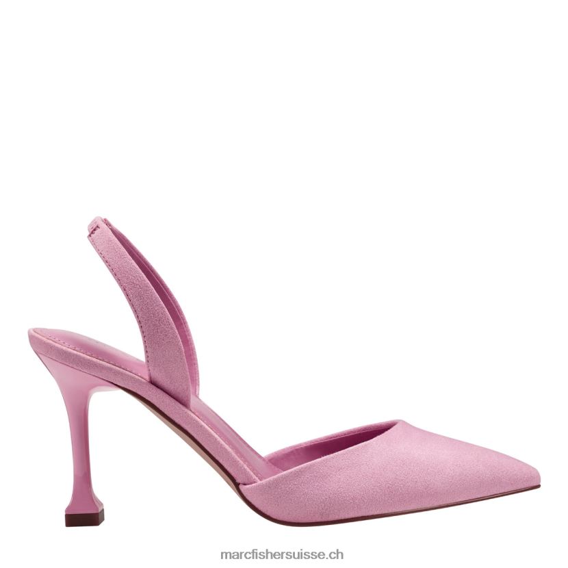 femmes Marc Fisher escarpin à bride arrière hadya 084JBX673 daim rose