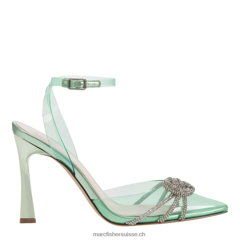 femmes Marc Fisher escarpin samira à la cheville 084JBX677 menthe/cristal incolore