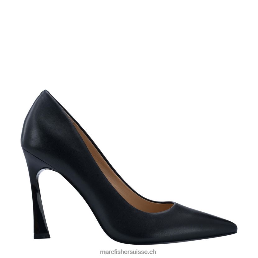 femmes Marc Fisher escarpin à talon sassie 084JBX628 Cuir noir