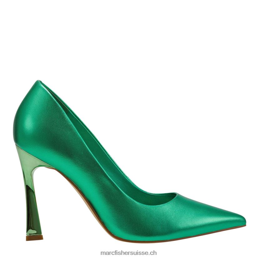 femmes Marc Fisher escarpin à talon sassie 084JBX675 cuir vert