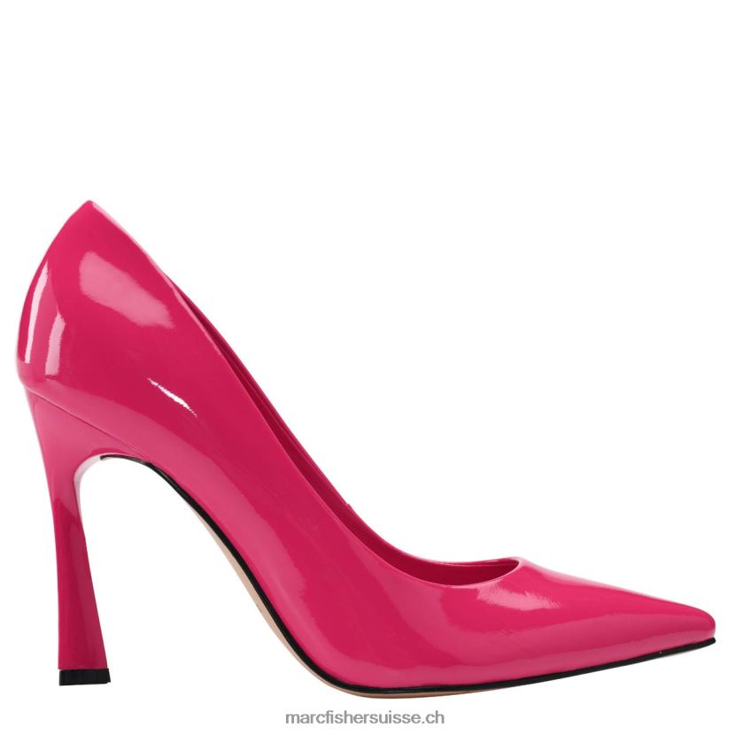 femmes Marc Fisher escarpin à talon sassie 084JBX690 cuir verni rose