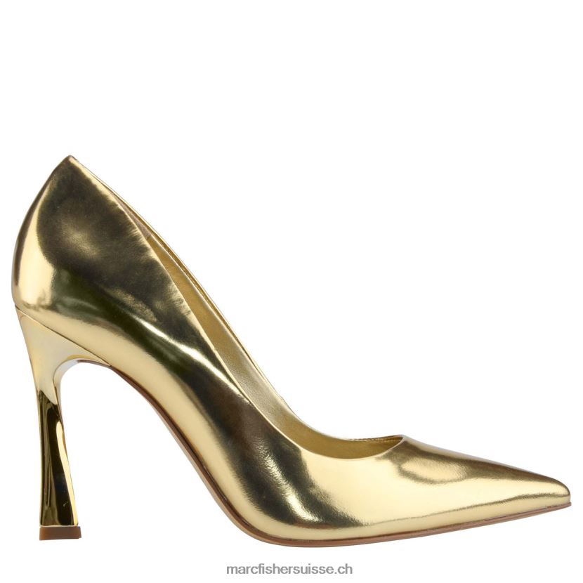 femmes Marc Fisher escarpin à talon sassie 084JBX691 cuir doré