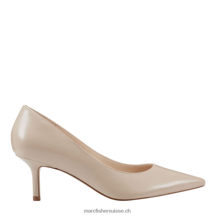 femmes Marc Fisher pompe alola 084JBX652 cuir ivoire