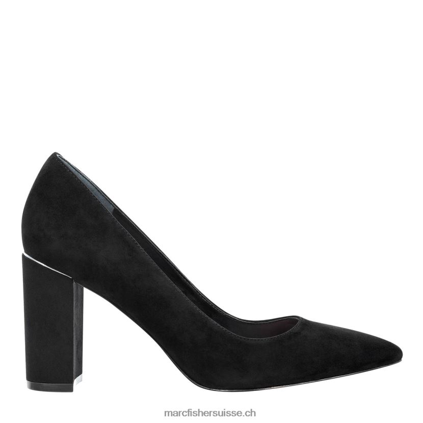 femmes Marc Fisher pompe vivienne 084JBX679 Suède noir