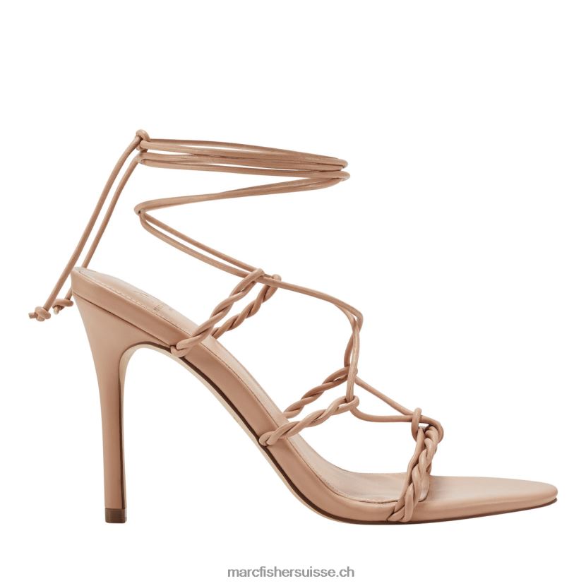 femmes Marc Fisher bea sandale à talon enveloppant la cheville 084JBX360 sable