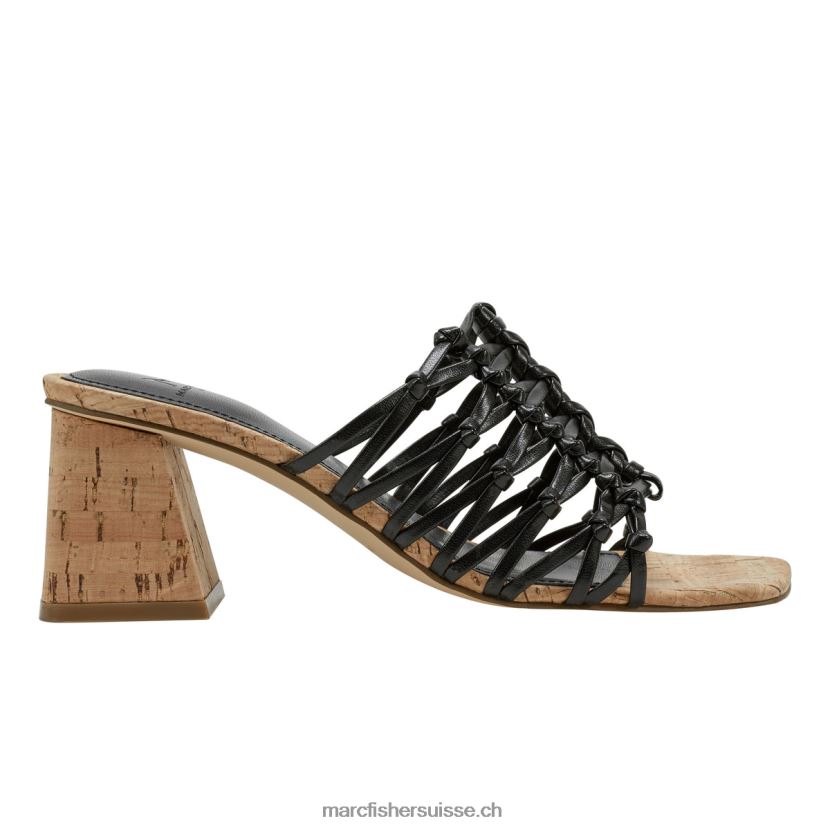 femmes Marc Fisher sandale à talon bloc colica 084JBX462 noir