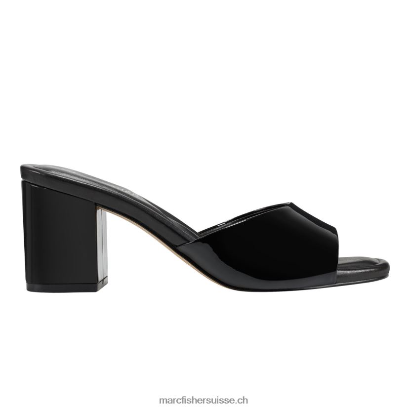 femmes Marc Fisher sandale à talon bloc fynn 084JBX478 noir