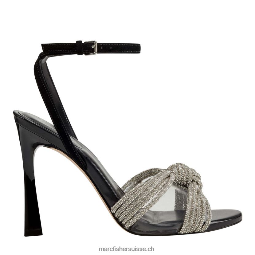 femmes Marc Fisher sandale à talon canellie 084JBX399 cristal noir