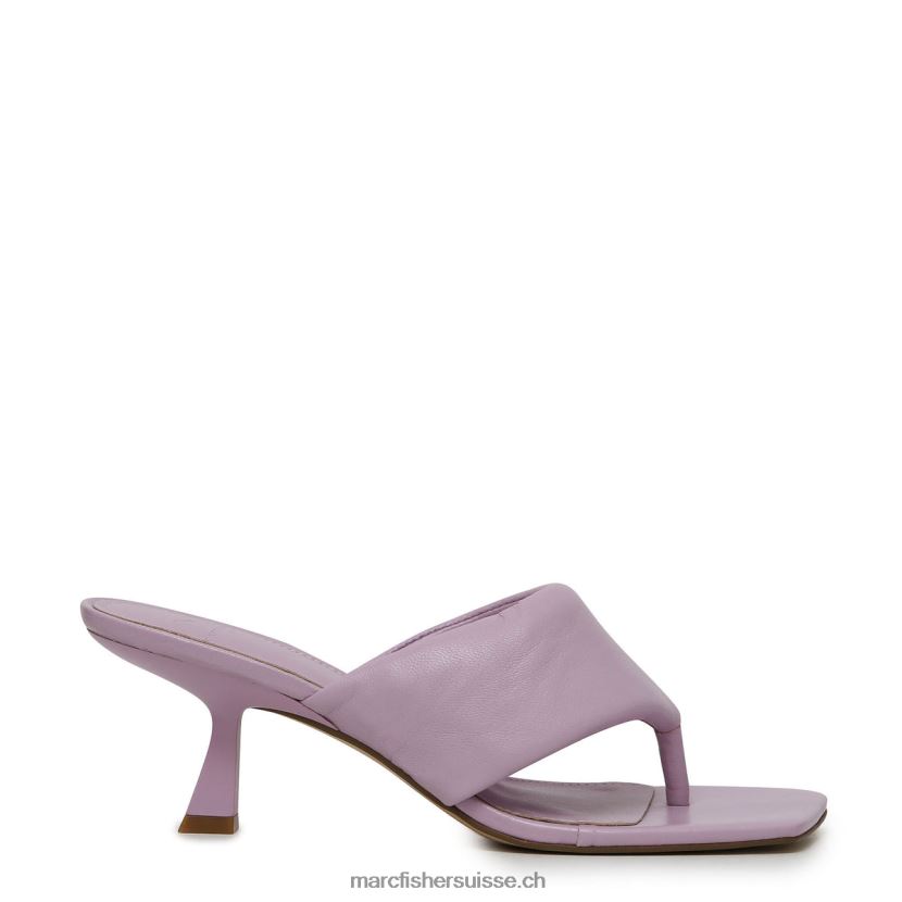 femmes Marc Fisher sandale à talon cici 084JBX532 cuir violet clair