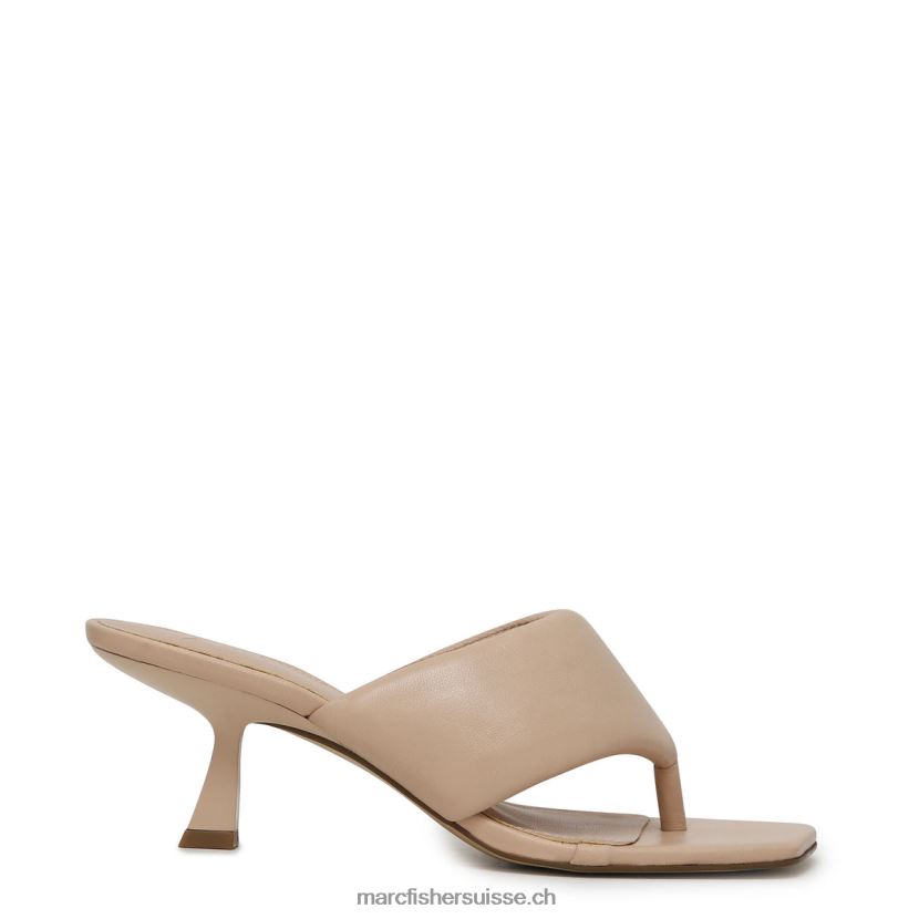 femmes Marc Fisher sandale à talon cici 084JBX536 cuir beige