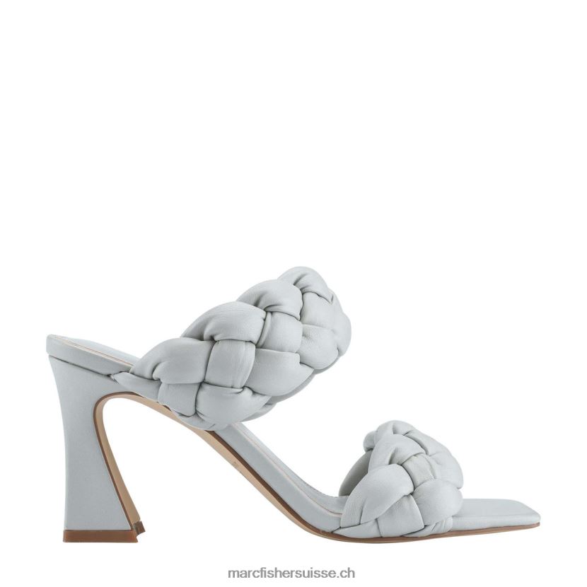 femmes Marc Fisher sandale à talon hammy 084JBX535 cuir gris