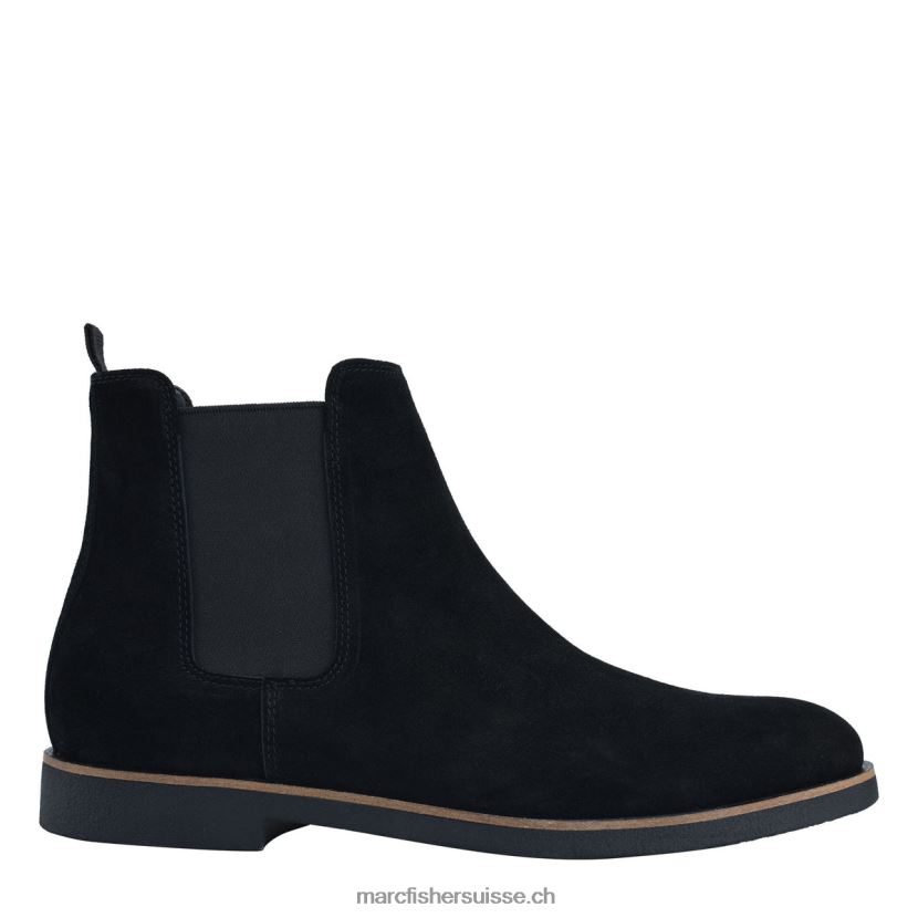 Hommes Marc Fisher botte de danny 084JBX701 Suède noir